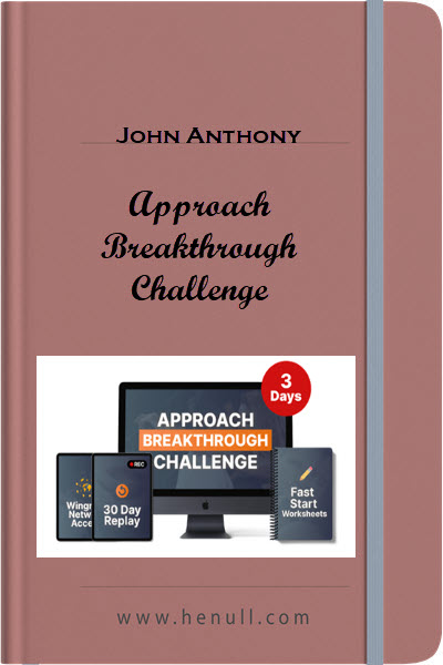 John Anthony – Approach Breakthrough Challenge