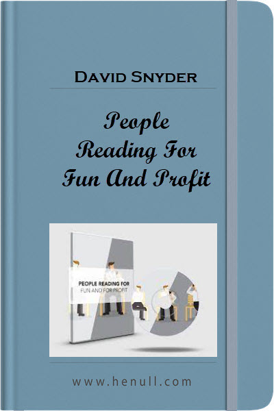 David Snyder - People Reading For Fun And Profit