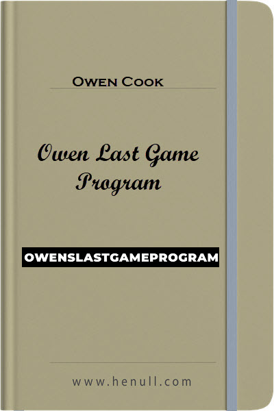 Owen Cook – Owen Last Game Program